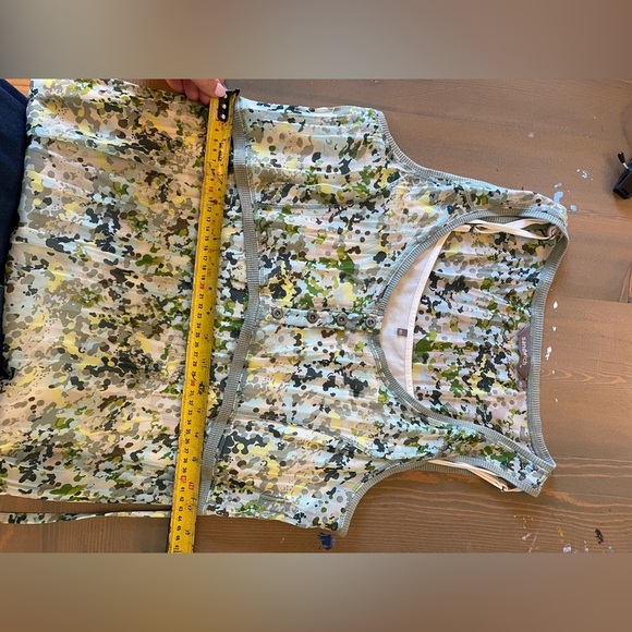 Sandwich Floral Dress - Green and White Size 8 - Picture 4 of 6